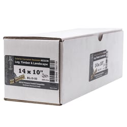 Big Timber No. 14 Sizes X 10 in. L Hex Drive Hex Washer Head Coarse Timber Screws