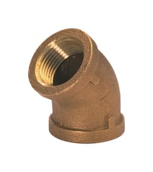 JMF Company 1/2 in. FPT 1/2 in. D FPT Red Brass 45 Degree Elbow