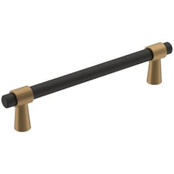 Amerock Mergence Contemporary Rectangle Cabinet Pull 5-1/16 in. Matte Black 1 pk