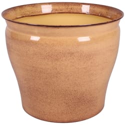 Robert Allen Avery Metal Planter Chamomile Yellow