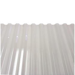 Tuftex 26 in. W X 12 ft. L Polycarbonate Roof Panel White