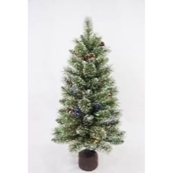 Celebrations 3 ft. Slim LED 50 ct Skinny Cashmere Table Top Color Changing Christmas Tree