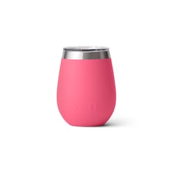 YETI Rambler 10 oz Tropical Pink BPA Free Wine Tumbler with MagSlider Lid