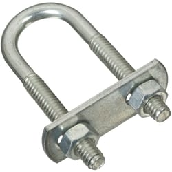 National Hardware 1/4 in. X 3/4 in. W X 2-1/2 in. L Coarse Zinc-Plated Steel U-Bolt