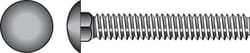 HILLMAN 1/4 in. X 2-1/2 in. L Hot Dipped Galvanized Steel Carriage Bolt 100 pk