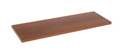 Knape & Vogt 8 in. H X 8 in. W X 48 in. D Walnut Laminate/Particle Board Shelf