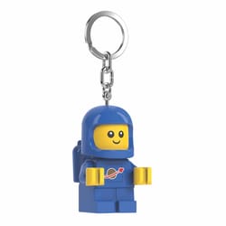 LEGO Minifigures Plastic Blue/Yellow Space Baby Keychain w/LED Light