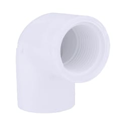 Charlotte Pipe Schedule 40 1-1/4 in. FPT X 1-1/4 in. D FPT PVC Elbow 1 pk