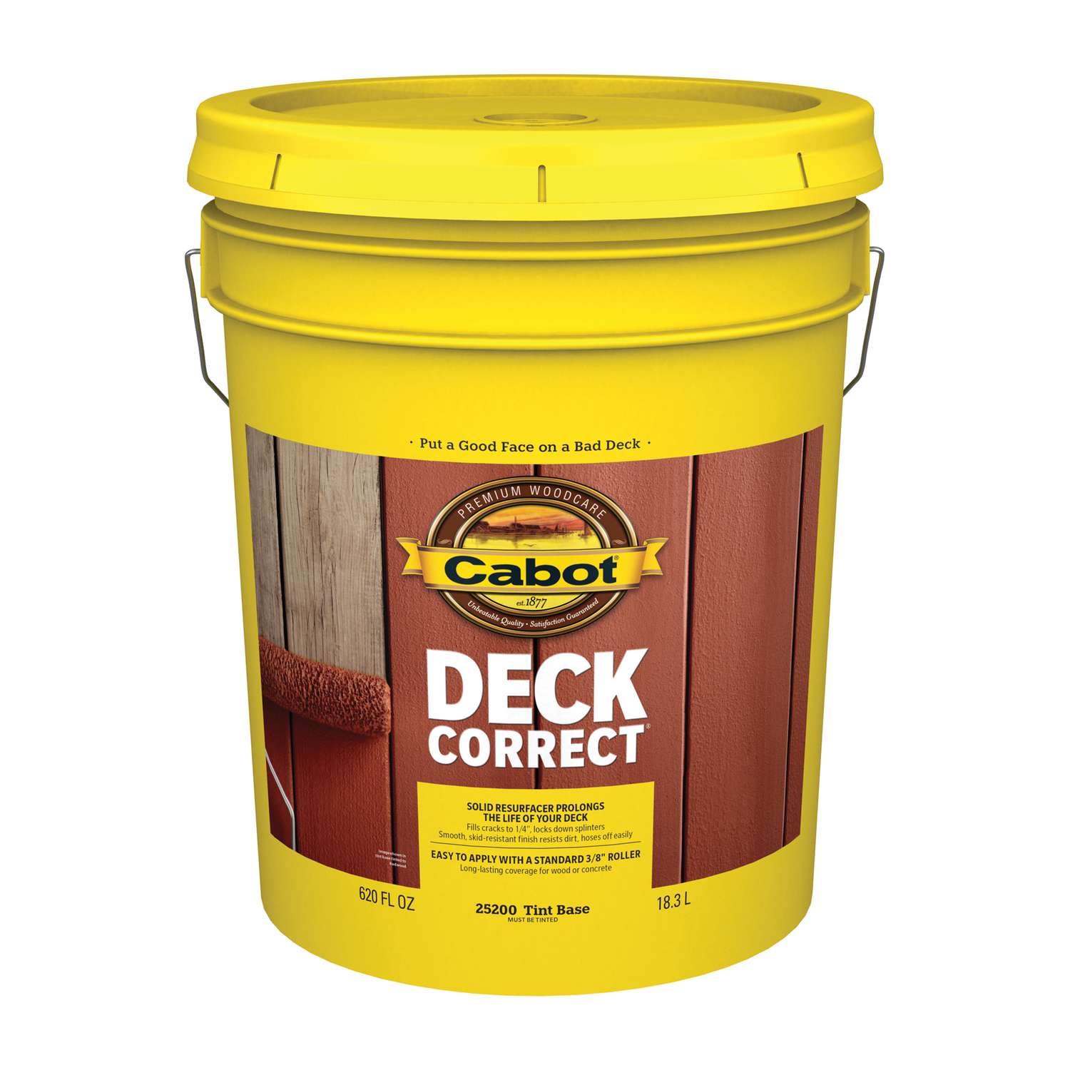 Cabot DeckCorrect Solid Tintable Tint Base WaterBased Acrylic Deck