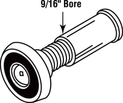 Prime-Line 0.56 in. D 200 deg Satin Nickel Brass Door Viewer