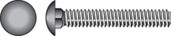 Hillman 5/16 in. X 1 in. L Hot Dipped Galvanized Steel Carriage Bolt 100 pk