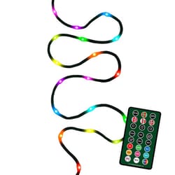 Celebrations Platinum LED RGB 100 ct String Christmas Lights 17 ft.