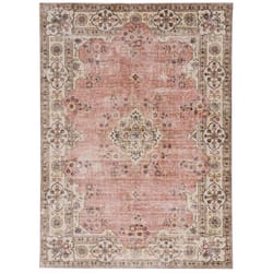 Linon Home Decor Henoch 5 ft. W X 7 ft. L Multi-Color Washable Polyester Area Rug