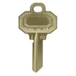Hillman Traditional Key House/Office Universal Key Blank Single For Baldwin