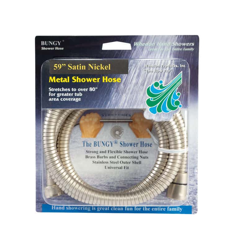 Whedon Bungy Brushed Nickel Stainless Steel 59 in. Shower Hose Ace