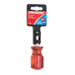 Crescent 3/16 in. X 1-1/2 in. L Slotted Stubby Screwdriver 1 pc