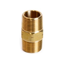 ATC 3/4 in. MPT 3/4 in. D MPT Brass Reducing Hex Nipple