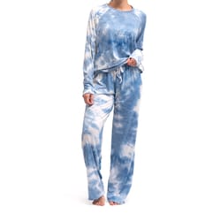 Hello Mello Dyes The Limit Women's Lounge Pants L/XL Blue