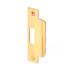 Ace 1.25 in. L Brass-Plated Gold Steel Door Strike 1 pc