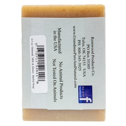 Grandma's Oatmeal/Milk/Honey Scent Herbal Soap 6.5 oz