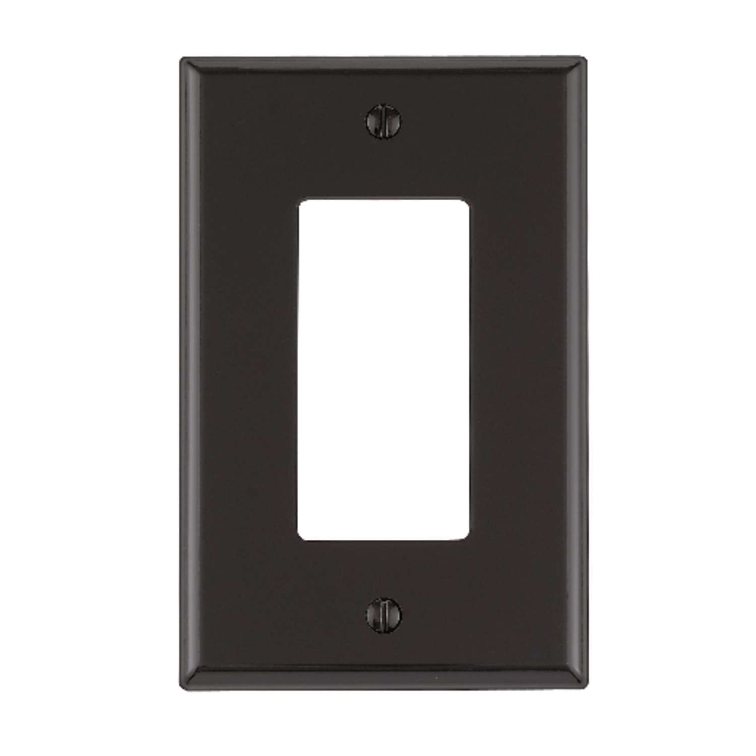 Leviton Black 1 gang Nylon Decorator Wall Plate 1 pk Ace Hardware