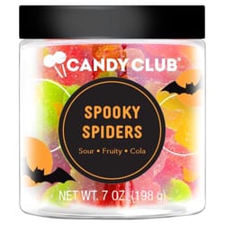 Candy Club Spooky Spiders Gummy Candy 7 oz