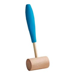 Trudeau Blue Silicone/Wood Seafood Mallet