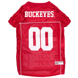 Pets First Team colors Ohio State Buckeyes Dog Jersey Large