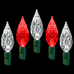 Holiday Bright Lights LED Mini Red/White 50 ct Christmas Lights