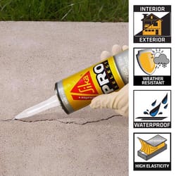 Sika Pro Select Gray Polyurethane Construction Caulk Sealant 10.1 oz