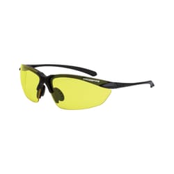 Crossfire Sniper Safety Glasses Yellow Lens Black Frame 1 pc