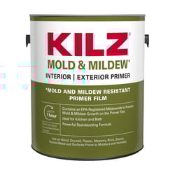 KILZ White Flat/Matte Water-Based Alkyd Mold Killing Primer 1 gal