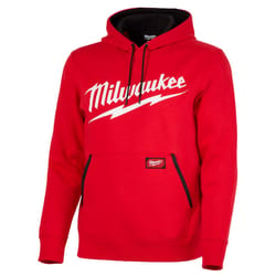 Milwaukee FreeFlex L Long Sleeve Unisex Hooded Hoodie Red