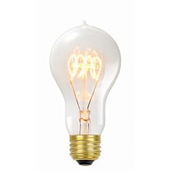 Globe Electric 60 W A19 Vintage Incandescent Bulb E26 (Medium) Amber 1 pk