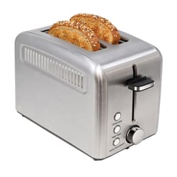 Kalorik Stainless Steel Silver 2 slot Toaster 7.09 in. H X 10.23 in. W X 6.1 in. D