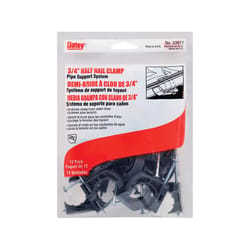 Oatey 3/4 in. Gray Plastic Half Nail Clamp