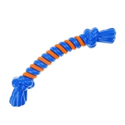 Boss Pet Infinity Blue TPR Rope Bone Dog Tug Toy Large 1 pk