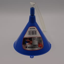Midwest Can Blue 5.8 in. H Polyethylene Transmission Funnel
