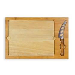 Toscana 15.4 in. L X 10.04 in. W X 0.8 in. Bamboo Cutting Board with Paring Knife