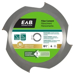 Exchange-A-Blade 6-1/2 in. D X 5/8 in. Carbide Fiber Cement Blade 4 teeth 1 pk