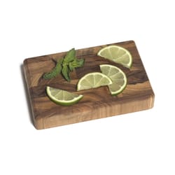 Lipper International 6 in. L X 4 in. W X 1 in. Teak Wood Cutting Board