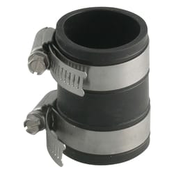 LDR 1-1/2 in. Socket X 1-1/2 in. D Socket Neoprene Rubber 2 in. Tubular Connector 1 pk