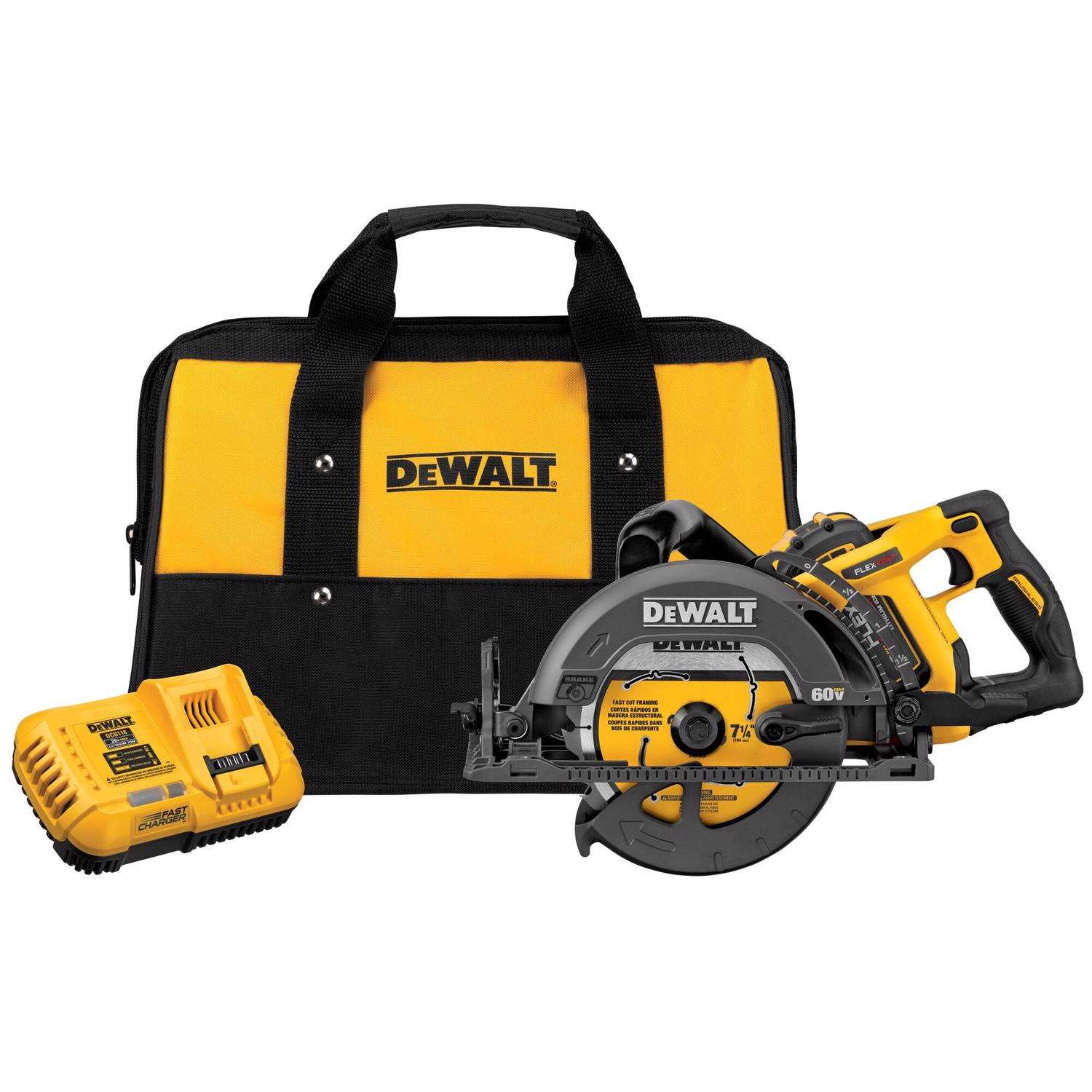 DEWALT 7-1/4 in.(18mm) Worm Drive Circular Saw with Electric Brake