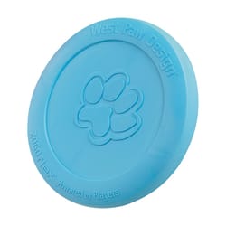 West Paw Zogoflex Blue Zisc Disc Plastic Frisbee Small 1 pk