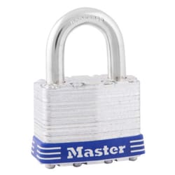 Master Lock 1D 1-5/16 in. H X 1 in. W X 1-3/4 in. L Laminated Steel Ball Bearing Locking Padlock