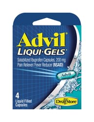 Advil Liqui-Gels Pain Reliever/Fever Reducer 4 ct