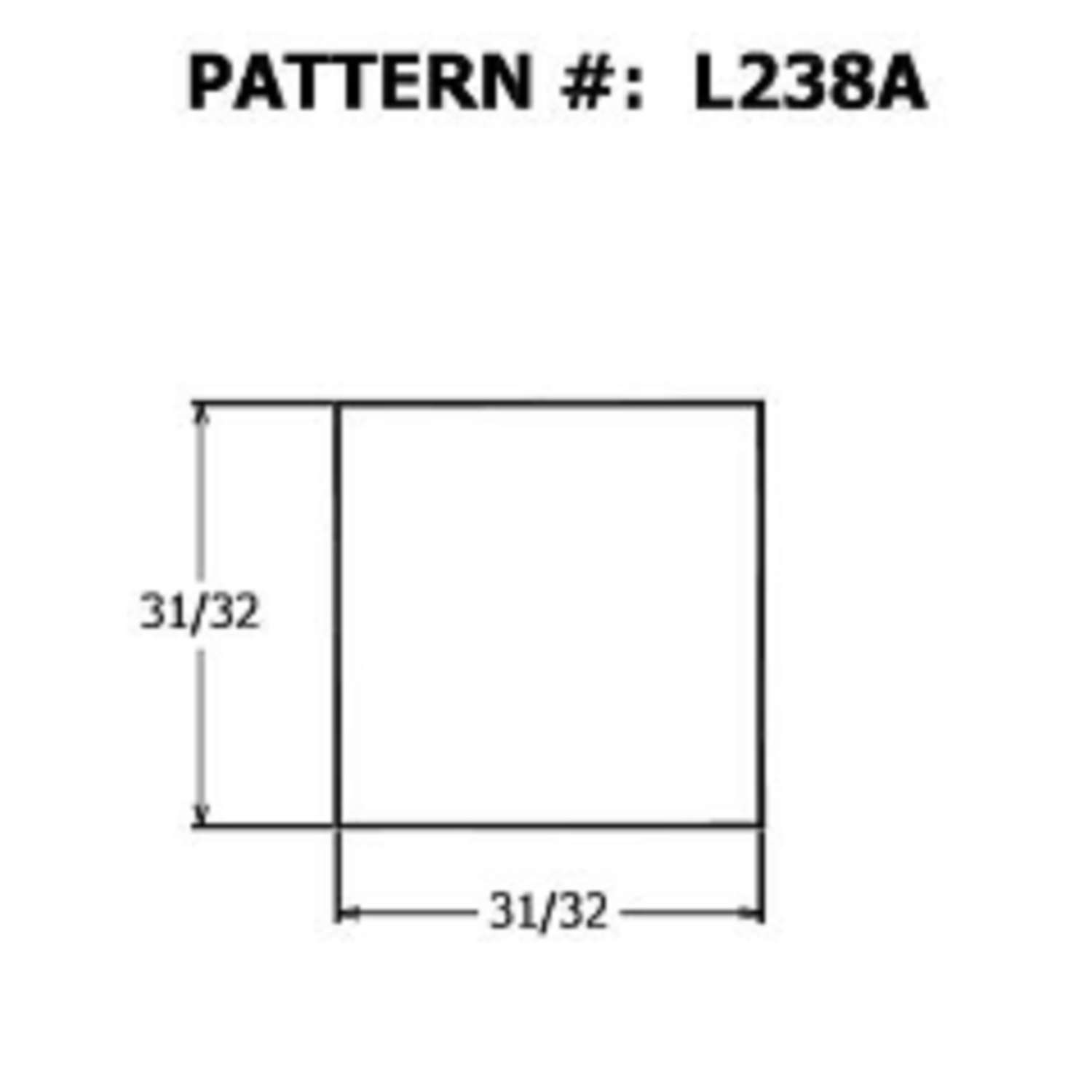 Alexandria Moulding 1-1/4 in. x 2 in. x 84 in. Vinyl Brick