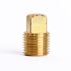 ATC 1/8 in. MPT Brass Square Head Cored Plug