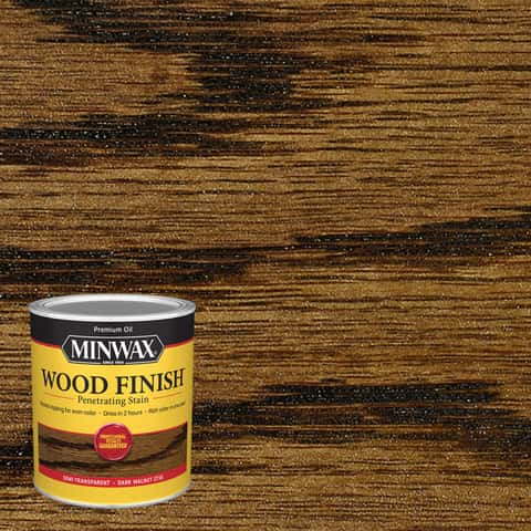 Minwax Wood Finish Semi-Transparent Dark Walnut Oil-Based Penetrating Wood  Stain 1 qt - Ace Hardware