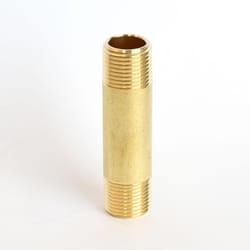 ATC 3/8 in. MPT X 3/8 in. D MPT Yellow Brass Nipple 2-1/2 in. L